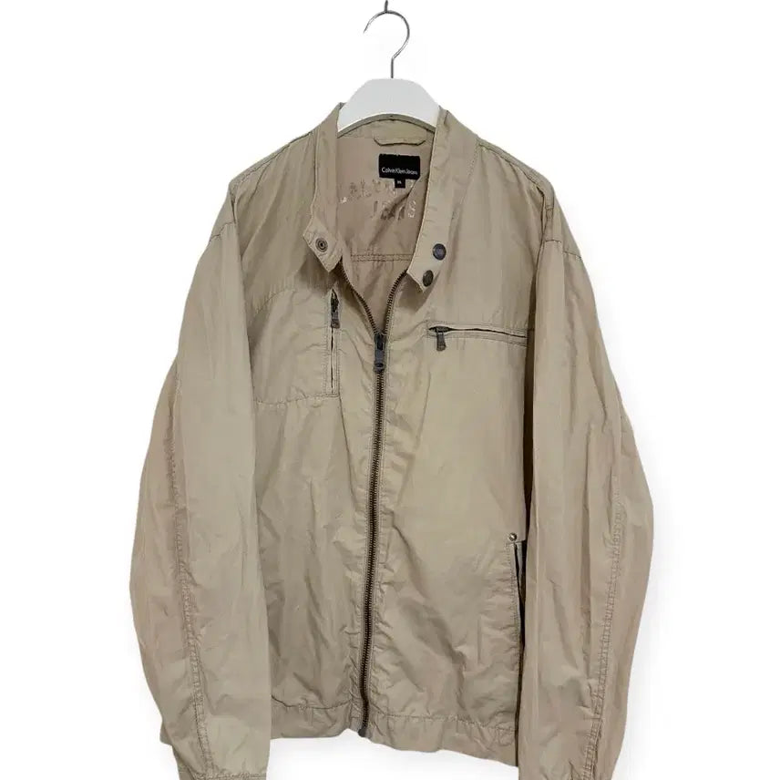 [BUNJANG] Calvin Klein Beige Jacket / CK 캘빈클라인 베이지 자켓
