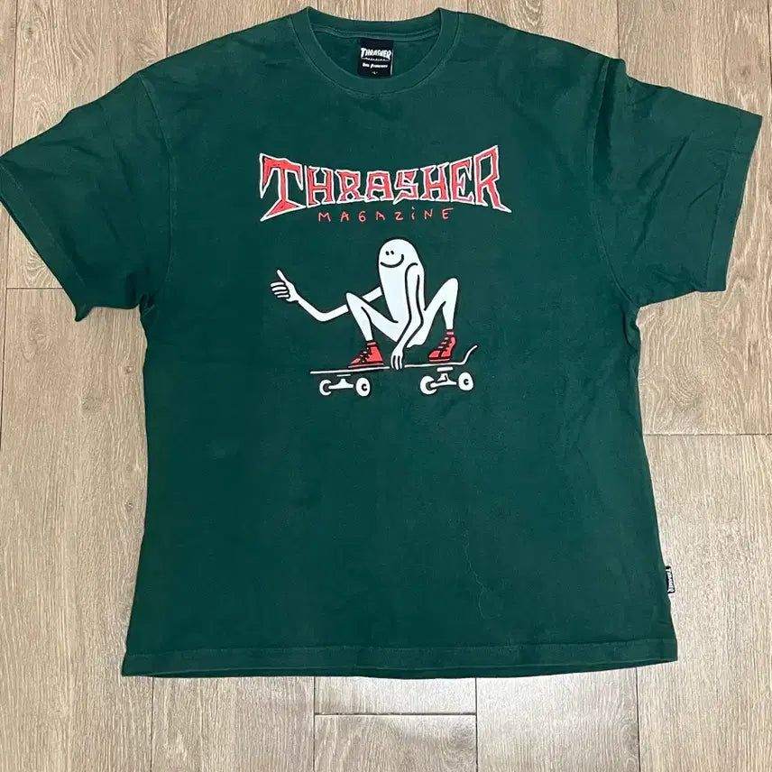 [BUNJANG] Thrasher Short Sleeve T-Shirt / 트래셔 TRASHER 반팔 티셔츠