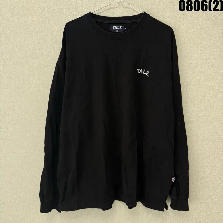[BUNJANG] Yale Black Long-Sleeve Sweatshirt XL / 예일 맨투맨 긴팔티 블랙 XL