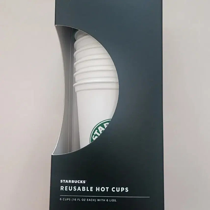 [BUNJANG] Starbucks Variety Reusable Cup Set 473ml (6 Pieces) / (정가이하)스타벅스 버라이어티 리유저블 컵세트 473ml(6P)