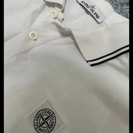[BUNJANG] Stone Island Short Sleeve Polo Shirt / 스톤아일랜드 반팔티*정품*