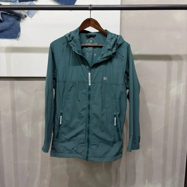 [BUNJANG] Kolon Sport Hooded Windbreaker Jacket (Size 100) / (100) 코오롱스포츠 등산 아웃도어 홑겹 후드 바람막이 자켓