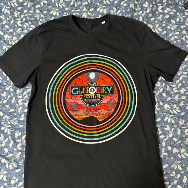 [BUNJANG] Glastonbury Festival 2019 Graphic T-Shirt Medium / 글래스톤베리 페스티벌 2019 반팔티 m
