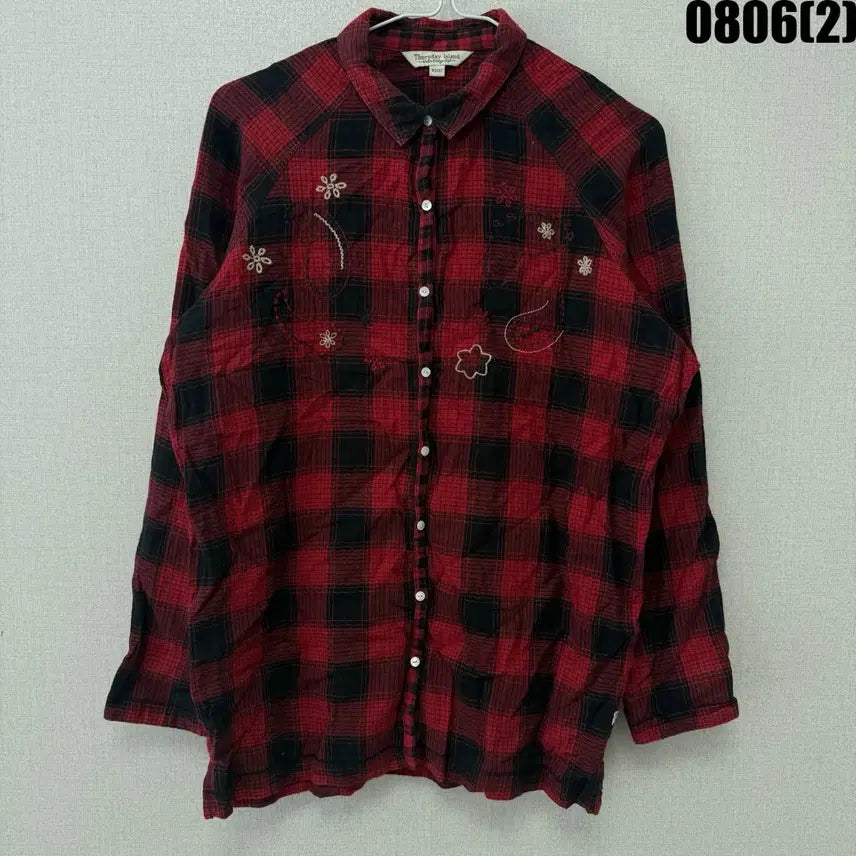 [BUNJANG] Thursday Island Women's Check Shirt Size S / [Thursday Island] 여성 체크 남방 S