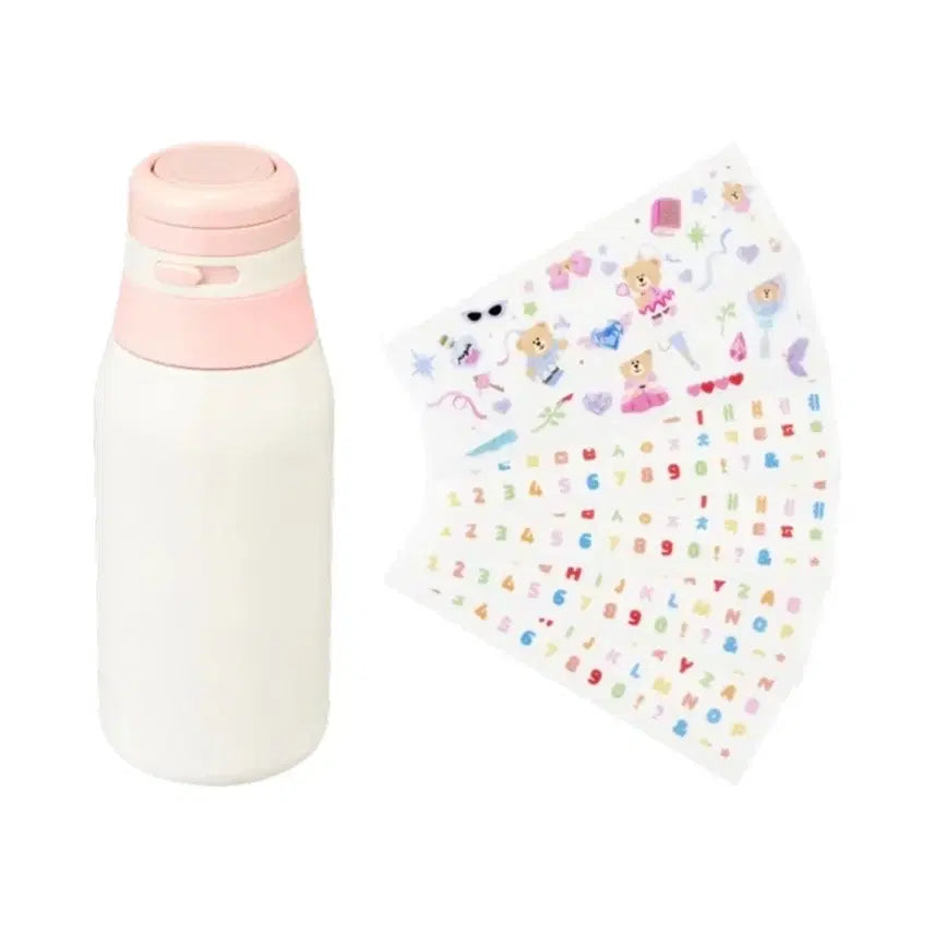 [BUNJANG] Starbucks Play Pink Lyra Sticker Tumbler / 스타벅스 플레이 핑크 리라 스티커 텀블러