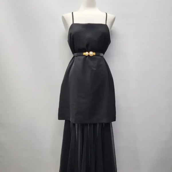 [BUNJANG] MOL Made of Love See-through Long Dress / MOL MADE OF LOVE 아랫단 시스루 롱원피스55