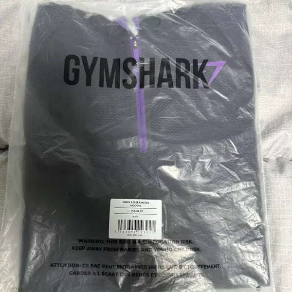 [BUNJANG] Gymshark Onyx 5.0 Hoodie Purple L / -새상품- 짐샤크 오닉스5.0 퍼플 후드 L. 교환 가능!