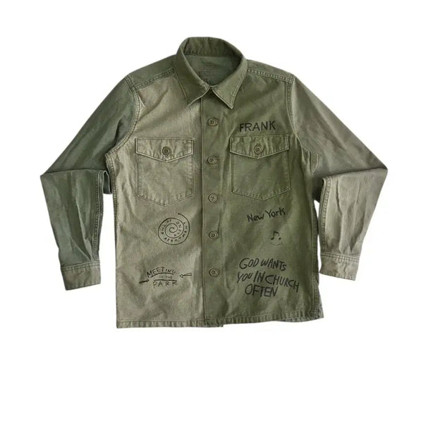 [BUNJANG] SALT WATER Cowboy Military Shirt Jacket / SALT WATER 솔트 워터 카우보이 밀리터리 셔츠 자켓