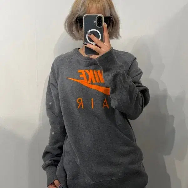 [BUNJANG] Nike Air Sweatshirt XL Deep Grey / XL 나이키 에어 스웨트셔츠 맨투맨 딥 그레이