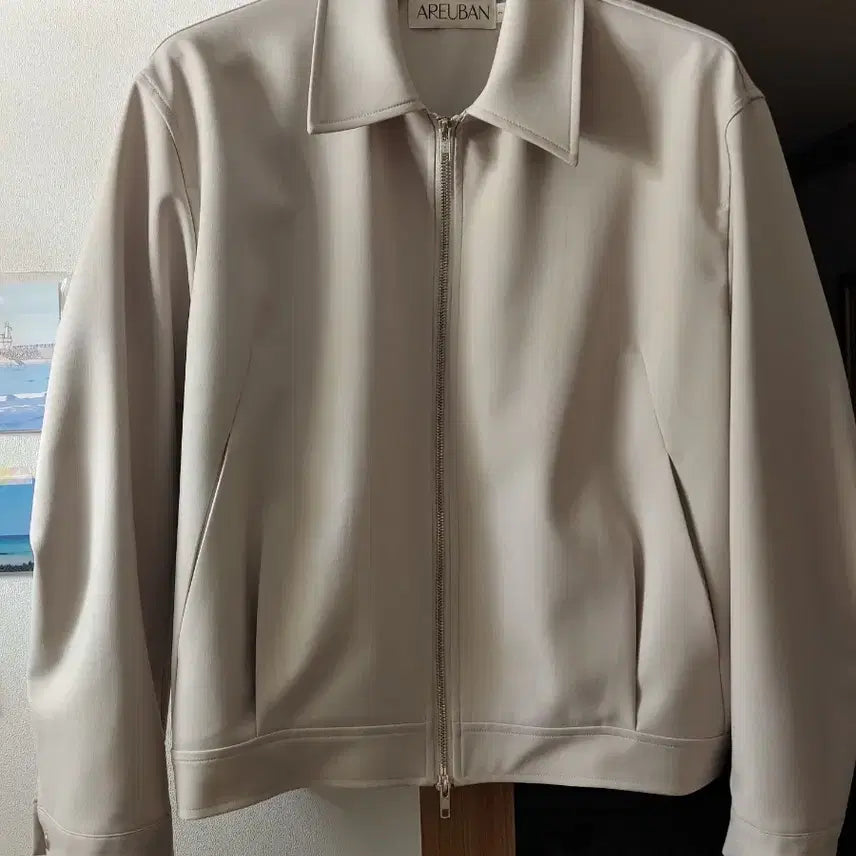 [BUNJANG] Arban Blouson Jacket Beige L / 아르반 블루종 자켓 베이지  L