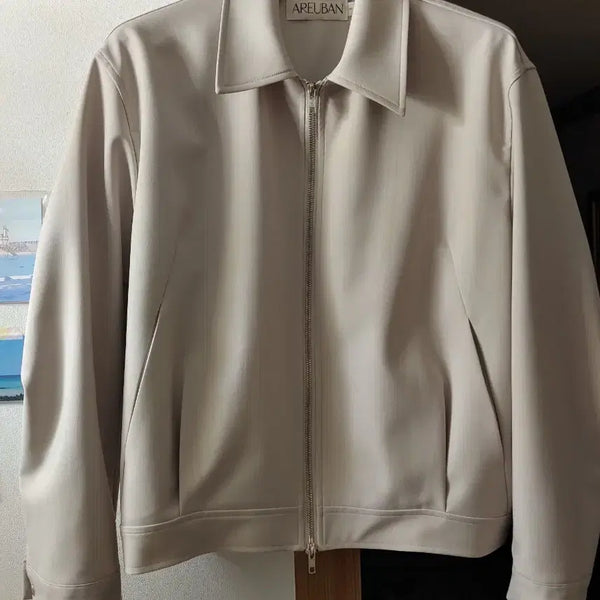 [BUNJANG] Arban Blouson Jacket Beige L / 아르반 블루종 자켓 베이지  L