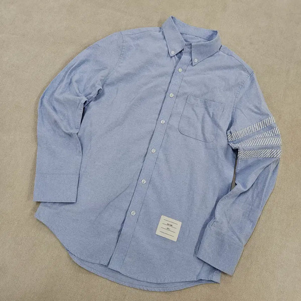 [BUNJANG] Vintage Striped Oxford Shirt / 실측확인 빈티지 스트라이프 옥스포드 셔츠 0722Y2