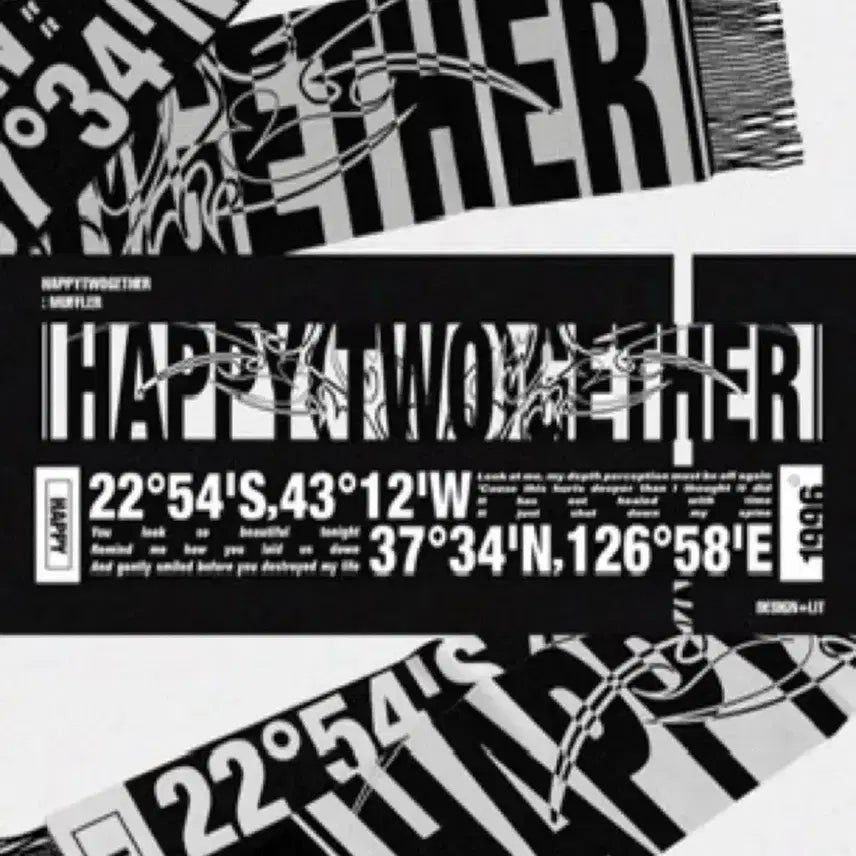 [BUNJANG] Happy Together Happy Together Fan-made Scarf (Unsealed) / 해피투게더 비공굿 gg님 머플러 미개봉