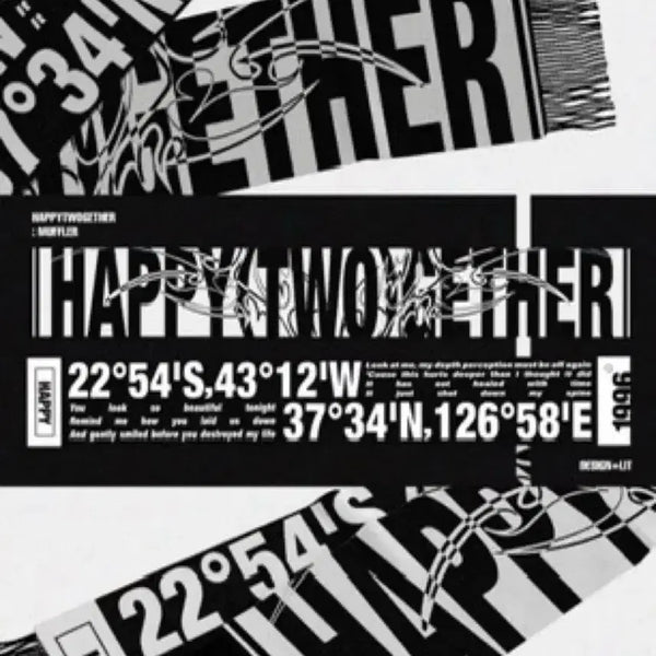 [BUNJANG] Happy Together Happy Together Fan-made Scarf (Unsealed) / 해피투게더 비공굿 gg님 머플러 미개봉