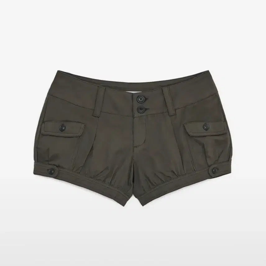 [BUNJANG] Hug Your Skin Pumpkin Flat Shorts Khaki M / 허그유어스킨 펌킨 플랫 쇼츠 카키M