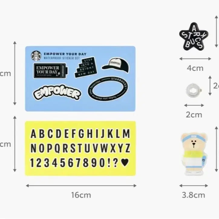 [BUNJANG] Starbucks Tumbler Decorating Set / 스타벅스 액티브 텀블러 꾸미기 세트