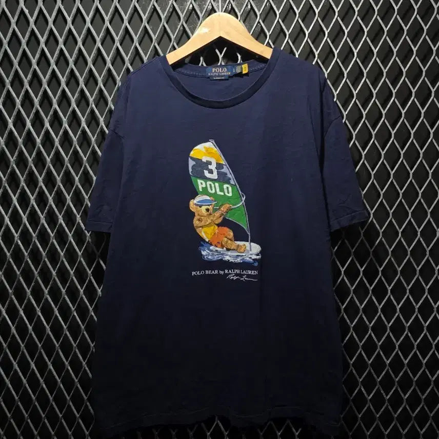[BUNJANG] Polo Ralph Lauren Bear T-Shirt / 폴로 랄프로렌 베어 반팔 L