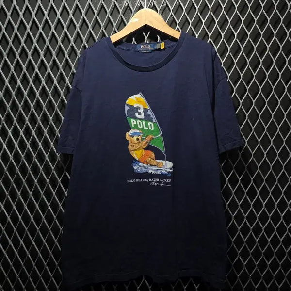 [BUNJANG] Polo Ralph Lauren Bear T-Shirt / 폴로 랄프로렌 베어 반팔 L