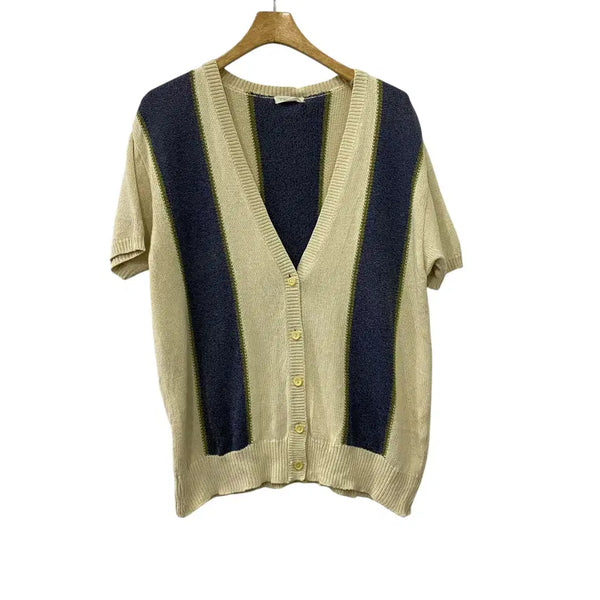 [BUNJANG] DEVISE Short-Sleeve Knit Cardigan (L) / A646. DEVISE 반팔 니트가디건(L)