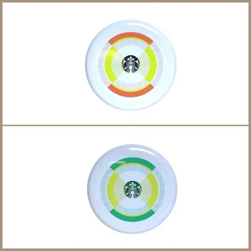 [BUNJANG] Starbucks Flying Disc (Pink, Green) / 스타벅스 플라잉 디스크(핑크,그린)