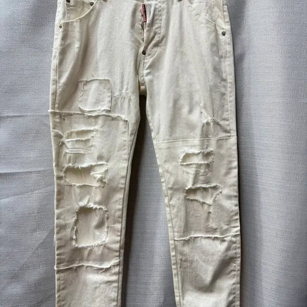 [BUNJANG] DSQUARED2 White Skater Jeans (Size 30) / 디스퀘어드2 신형 화이트 스케이터 진 (30)