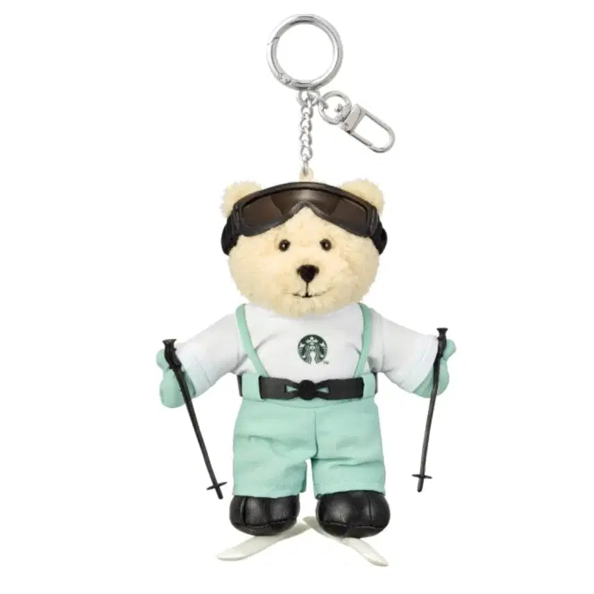 [BUNJANG] Starbucks Ski Bearista Keychain / 스타벅스 스키 베어리스타 키체인