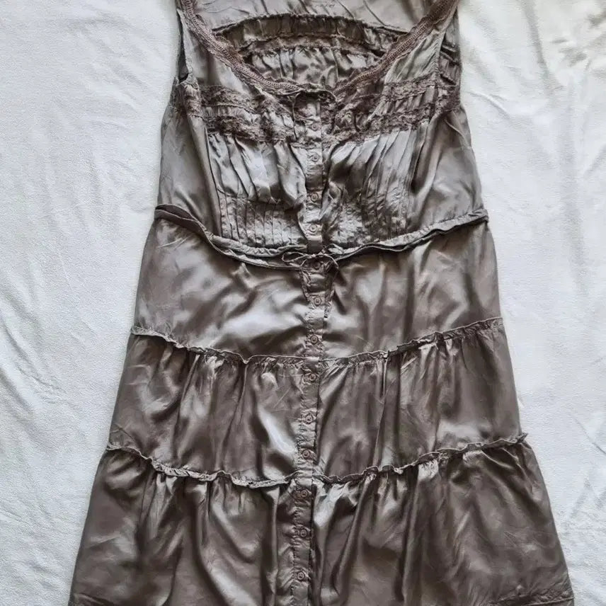 [BUNJANG] Vintage Oriental Camisole Dress / 빈티지 오리엔탈 나시 원피스