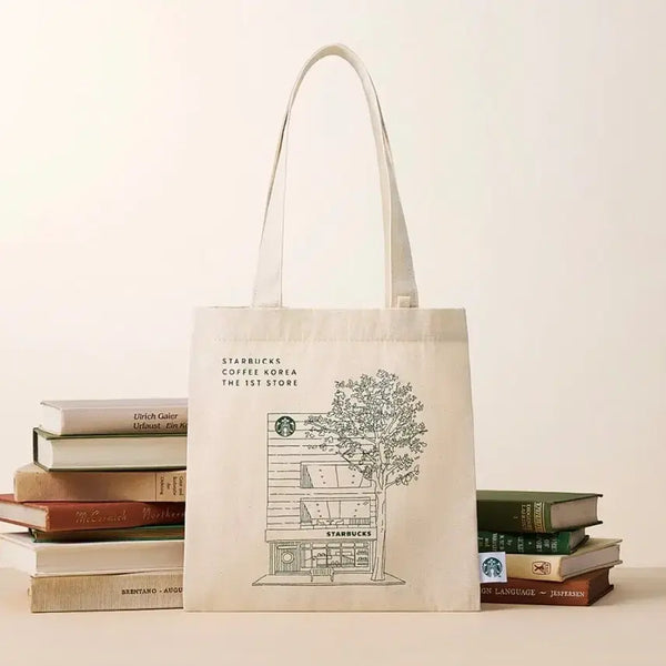 [BUNJANG] Starbucks 1st Store Tote Bag / 스타벅스 1호점 북백