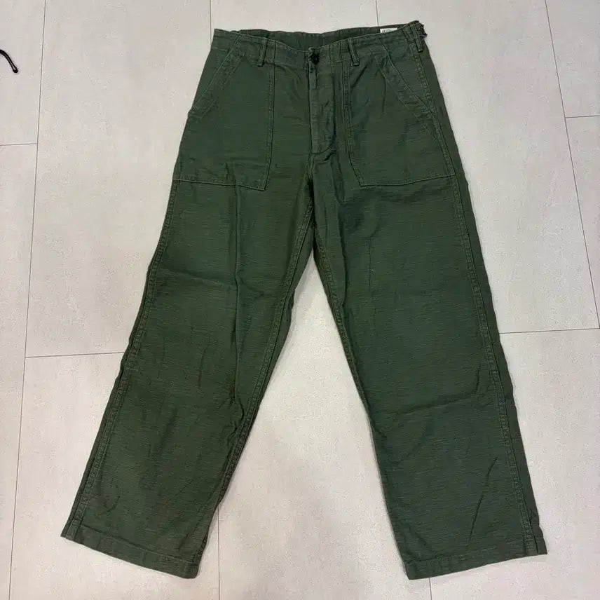 [BUNJANG] orslow Fatigue Pants Olive / 오어슬로우 퍼티그팬츠