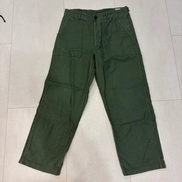 [BUNJANG] orslow Fatigue Pants Olive / 오어슬로우 퍼티그팬츠