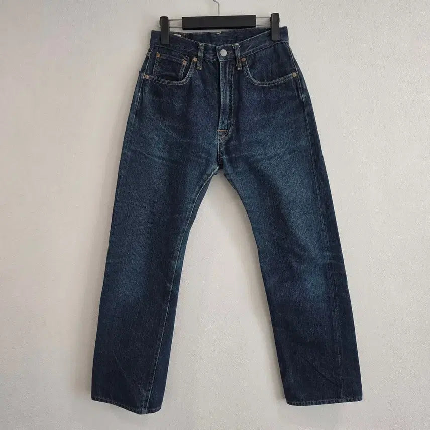 [BUNJANG] 45rpm Mid Blue Straight Denim Pants / [45rpm] 미드 블루 스트레이트 데님 팬츠