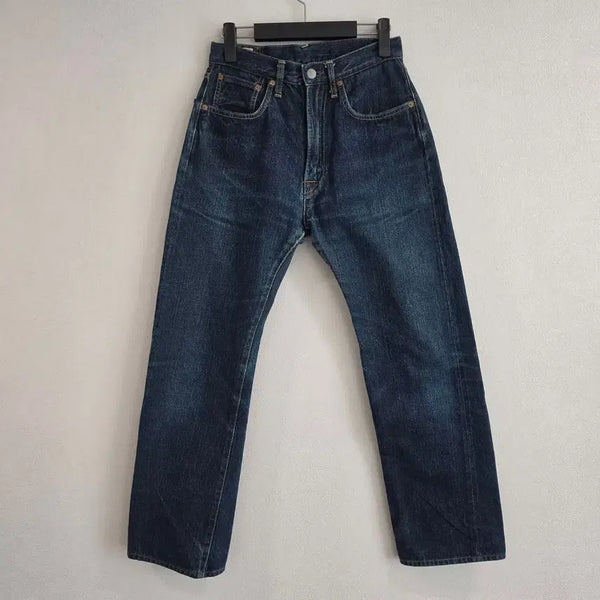 [BUNJANG] 45rpm Mid Blue Straight Denim Pants / [45rpm] 미드 블루 스트레이트 데님 팬츠