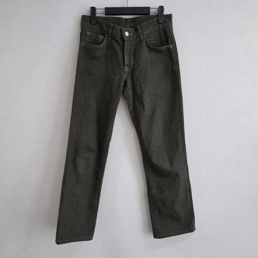 [BUNJANG] Margaret Howell x Edwin Khaki-Grey Denim Pants / [MARGARET HOWELL x EDWIN] 카키그레이 데님 팬츠