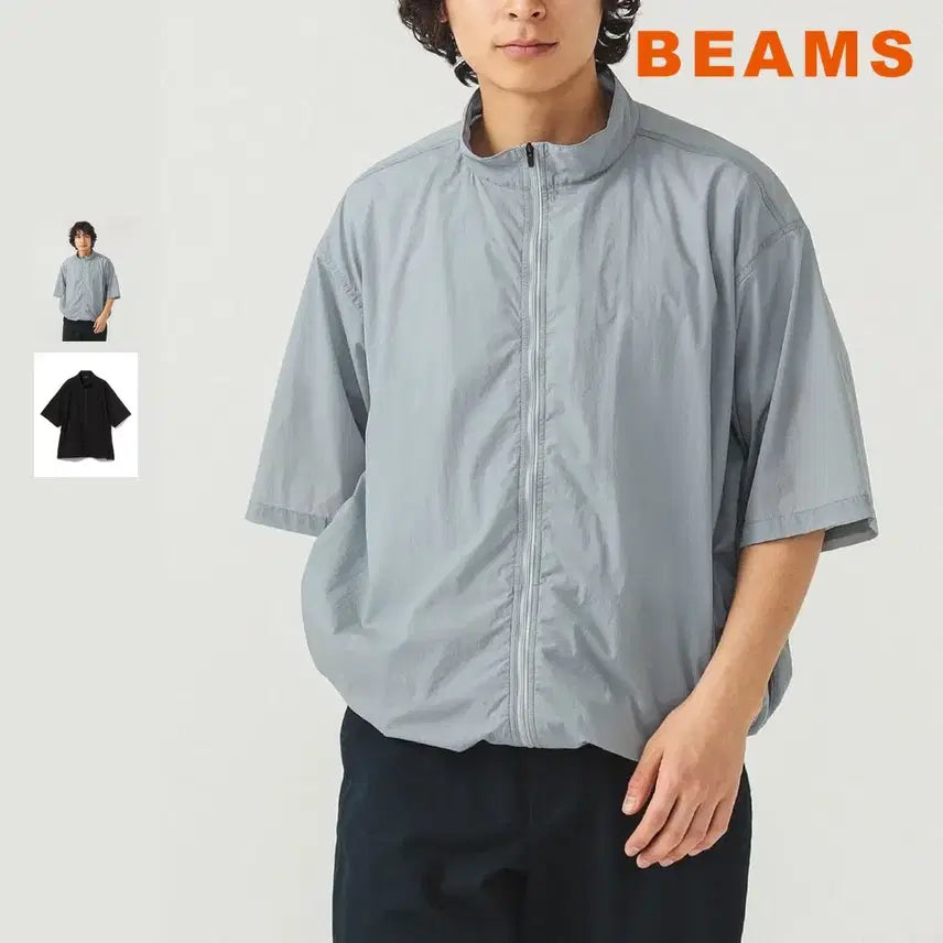 [BUNJANG] Beams Water-Repellent Tech Shirt / 빔즈 발수 테크 셔츠