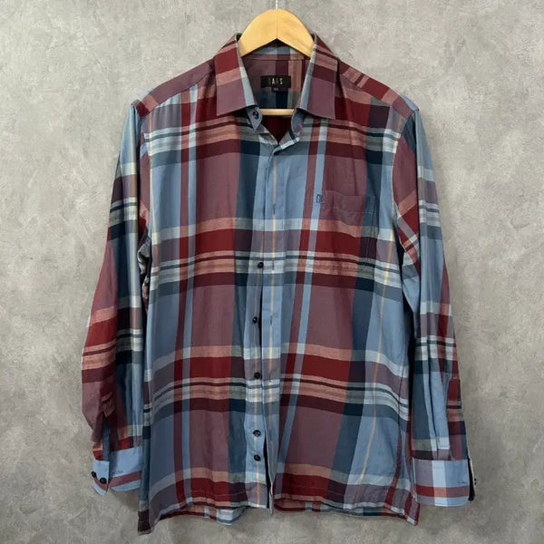 [BUNJANG] Daks Check Pattern Long-Sleeve Shirt Size 100 / 닥스 체크 남방 셔츠 100사이즈