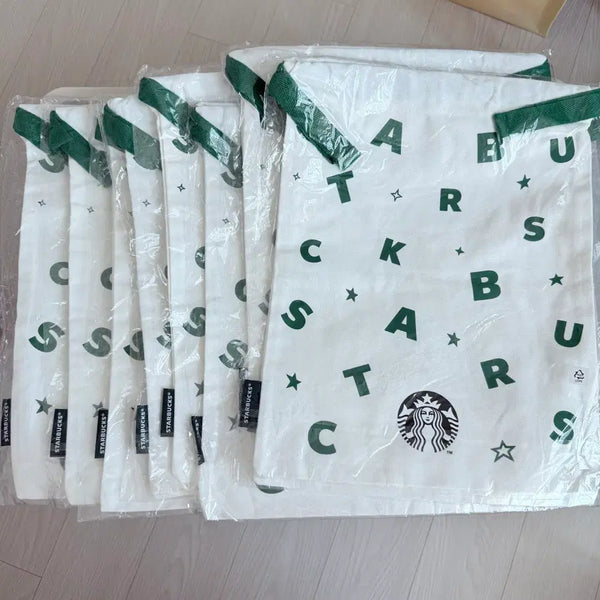 [BUNJANG] Starbucks Alphabet Reusable Bag / 스타벅스 알파벳 리유저블백