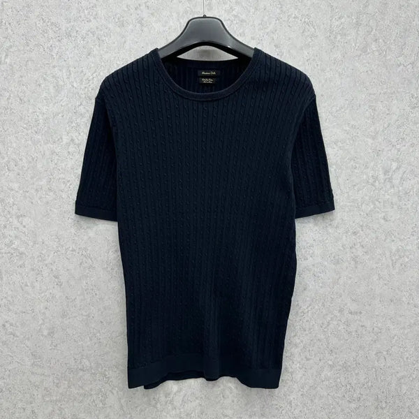 [BUNJANG] Massimo Dutti Men's Cable Knit Short-Sleeve Sweater XL / 105 마시모두띠 남자 꽈배기 반팔 니트