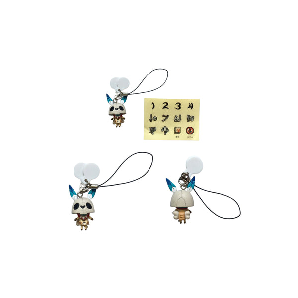 [BUNJANG] Monster Hunter Ailou Figure Strap Keychain / 몬스터헌터 아이루 피규어 스트랩 키링