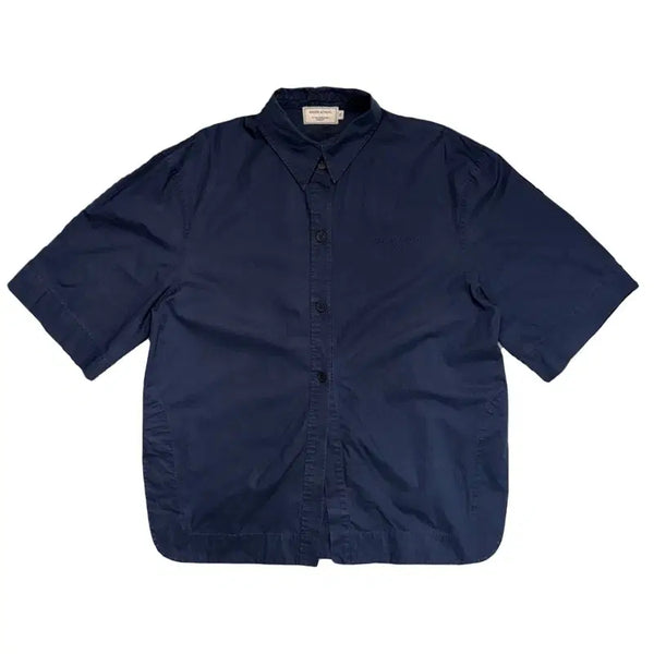 [BUNJANG] Maison Kitsuné Spell Logo Short Sleeve Shirt / MAISON KITSUNE 스펠 로고 반팔셔츠 38