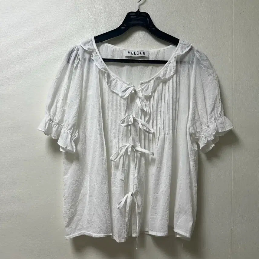 [BUNJANG] Heldur White Blouse / 헬더 화이트 블라우스 55-66