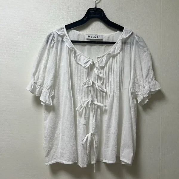 [BUNJANG] Heldur White Blouse / 헬더 화이트 블라우스 55-66
