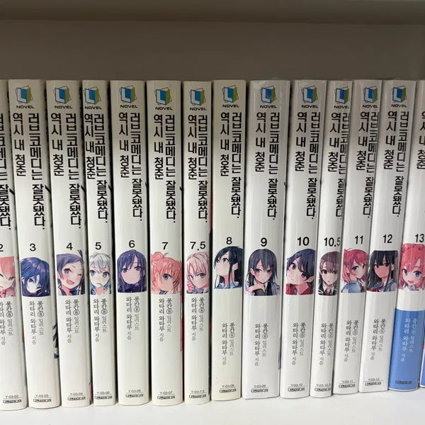 [BUNJANG] My Youth Romantic Comedy Is Wrong, As I Expected - Light Novel Complete Set / 역시 내 청춘 러브 코미디는 잘못됐다 내청코 라노벨 전권 판매합니다