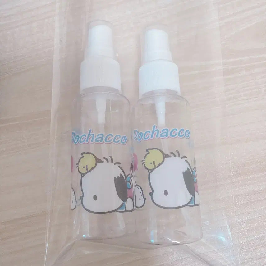 [BUNJANG] Sanrio Pochacco Spray Bottle 2-Set (Portable Mist Container) / 산리오 포차코 스프레이 공병 2개 세트 새상품/휴대용 미스트 공병