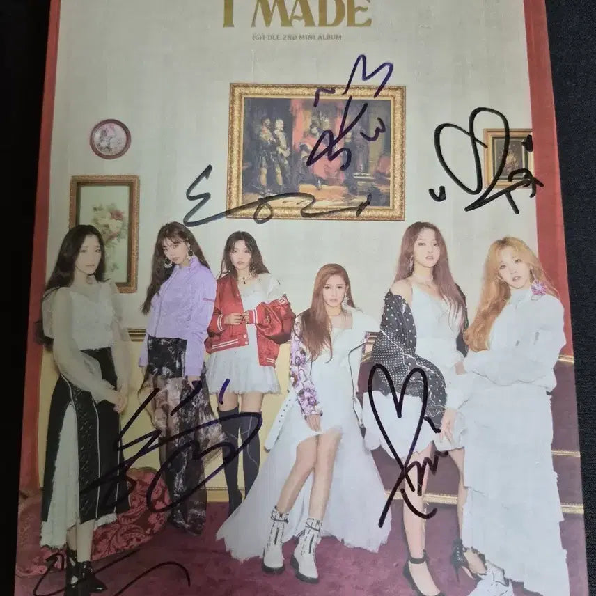 [BUNJANG]  (G)I-DLE Mini 2nd Album Signed Album / 아이들 미니 2집 친필싸인앨범 (비매)