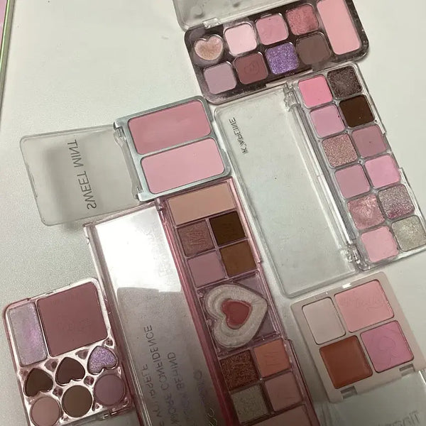 [BUNJANG] Cool Tone Shadow Palette & Blusher Set / 여쿨 섀도우팔레트 치크 화장품 판매합니당