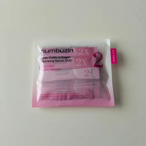 [BUNJANG] numbuzin No. 2 Rose PDRN Collagen Plumping Serum Duo / 스킨케어)넘버즈인 2번 로즈 PDRN 콜라겐 플럼핑 세럼 듀오