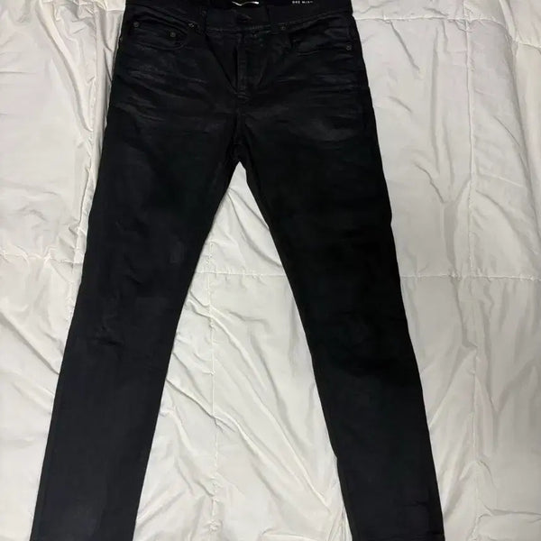 [BUNJANG] Saint Laurent Black Coated Denim Jeans Size 30 / 생로랑 블랙 코팅진 30