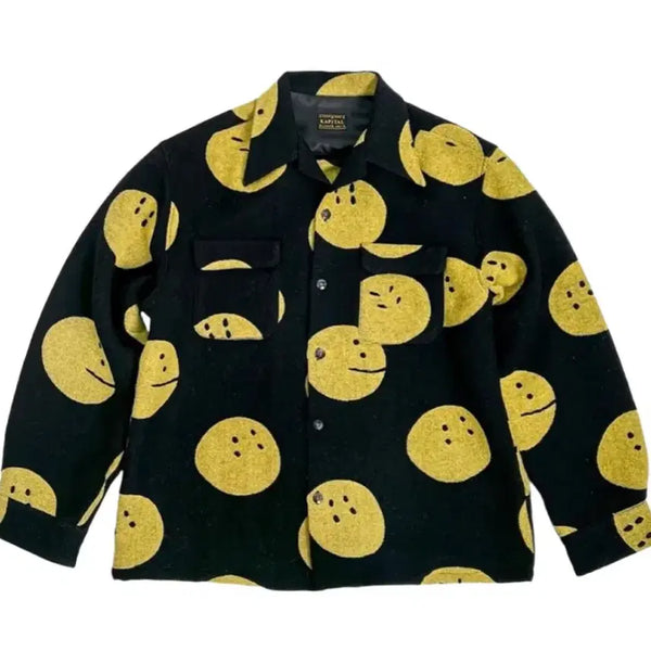 [BUNJANG] Kapital Smile Cotton Rainbow Pattern Board Shirt Size 3 / 캐피탈 스마일 코튼 레인보위 패턴 보드 셔츠 3