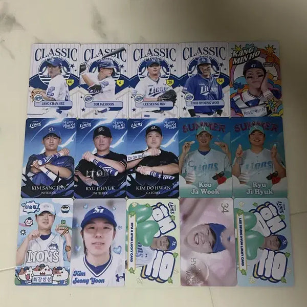 [BUNJANG] Samsung Lions Baseball Player Photocards / 삼성라이온즈 포카 양도 및 교환합니다