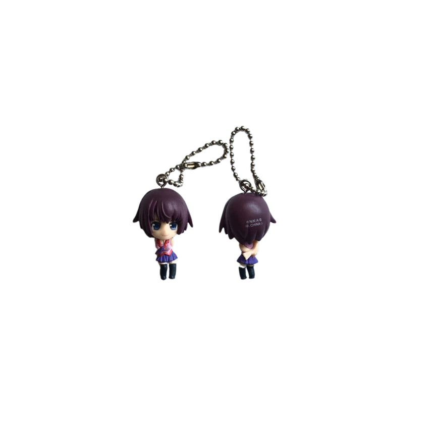 [BUNJANG] Monogatari Series Senjougahara Hitagi Figure Strap Keychain / 모노가타리 센죠가하라 히타기 피규어 스트랩 키링